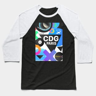 CDG airport Paris Baseball T-Shirt